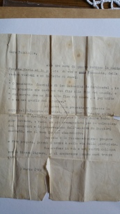 P. Pio original letter 1962